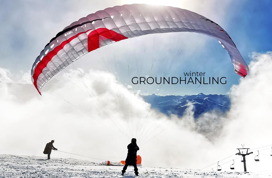 Hier sollte das Headerbild Groundhandling Winter von der Firma Bergluft Adventures Tirol zu sehen sein