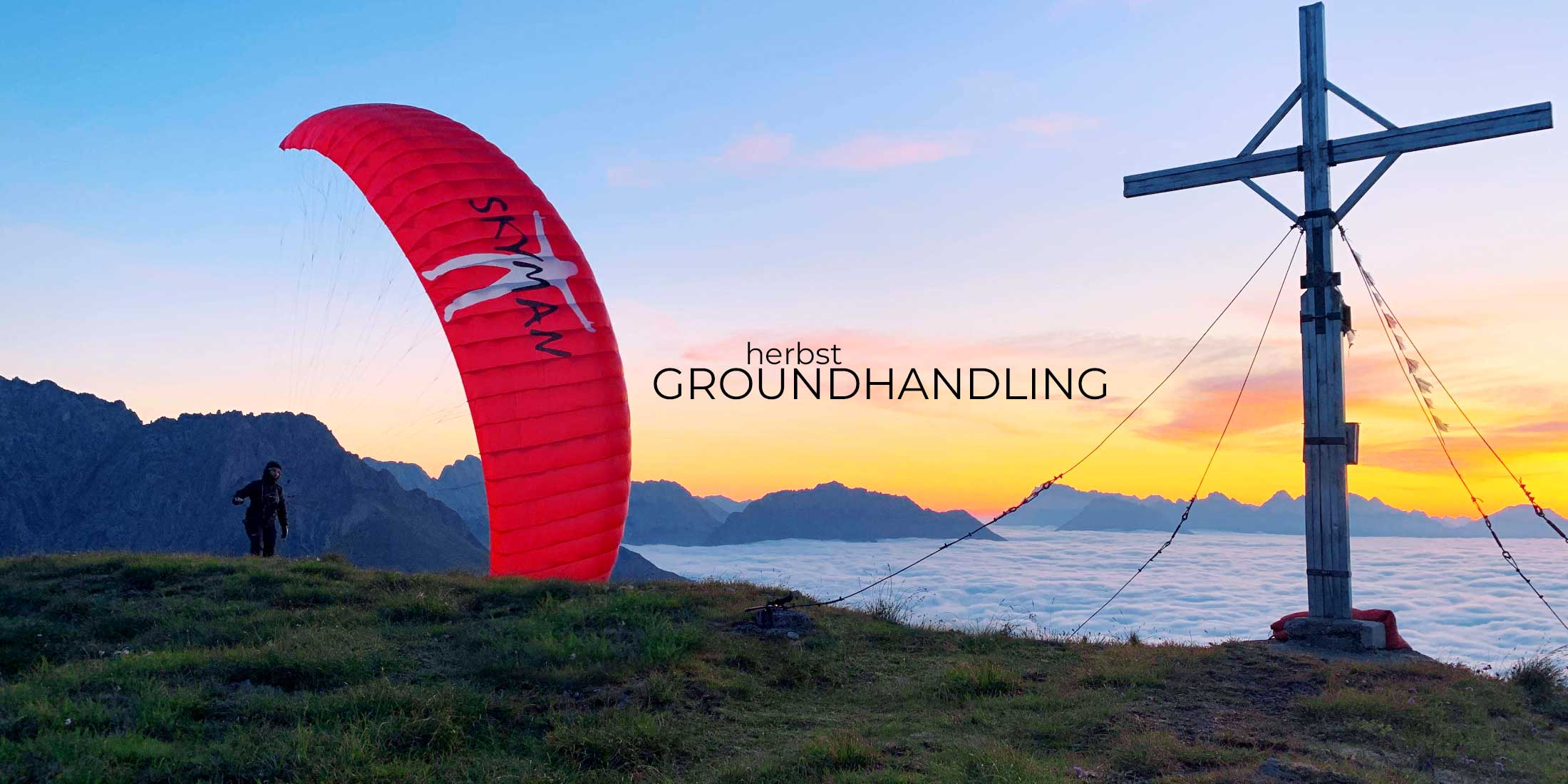 Hier sollte das Headerbild Groundhandling Herbst von der Firma Bergluft Adventures Tirol zu sehen sein